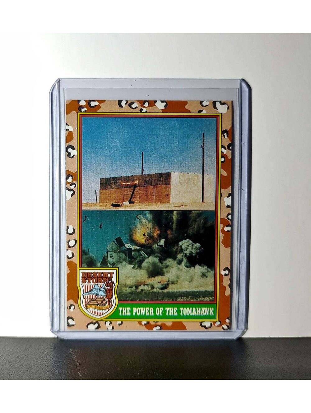 The Power of the Tomahawk 1991 Topps Desert Storm #46 Card - Picture 1 of 10